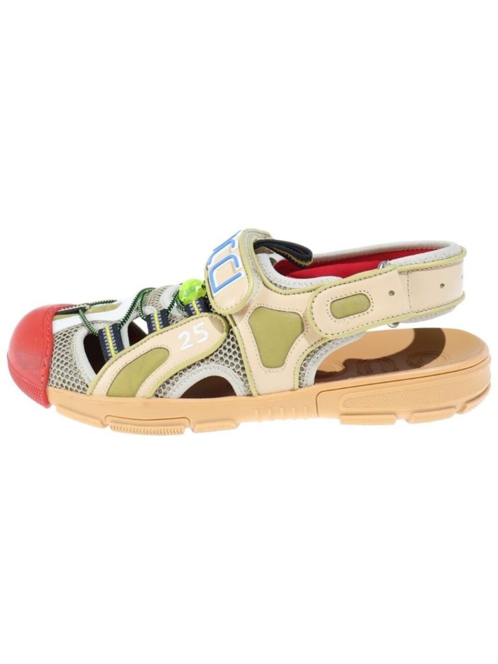 Gucci Velcro Mesh Sandals Multi